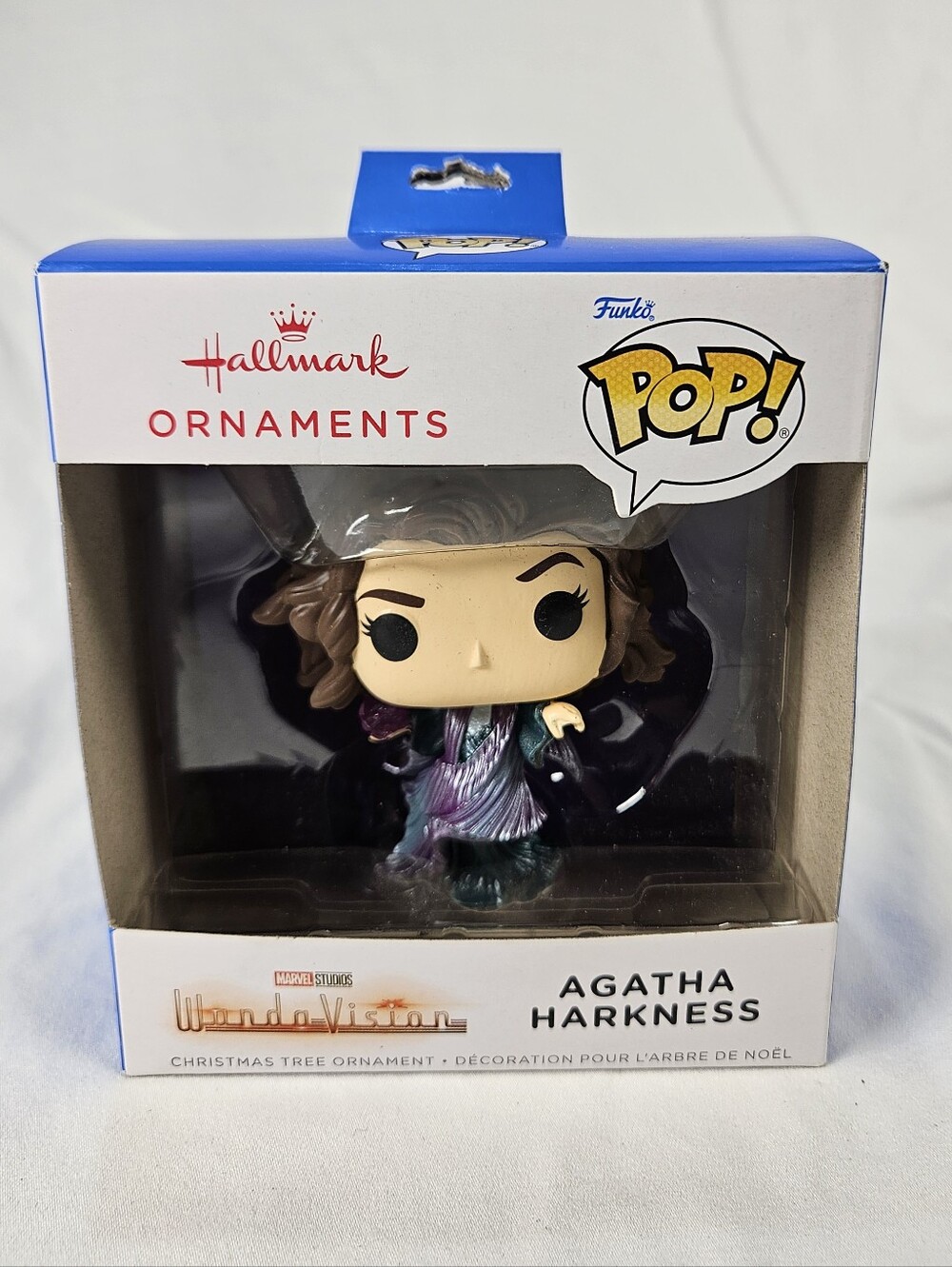 Hallmark Marvel Studios Agatha Harkness Funko POP! Christmas Ornament, NIB